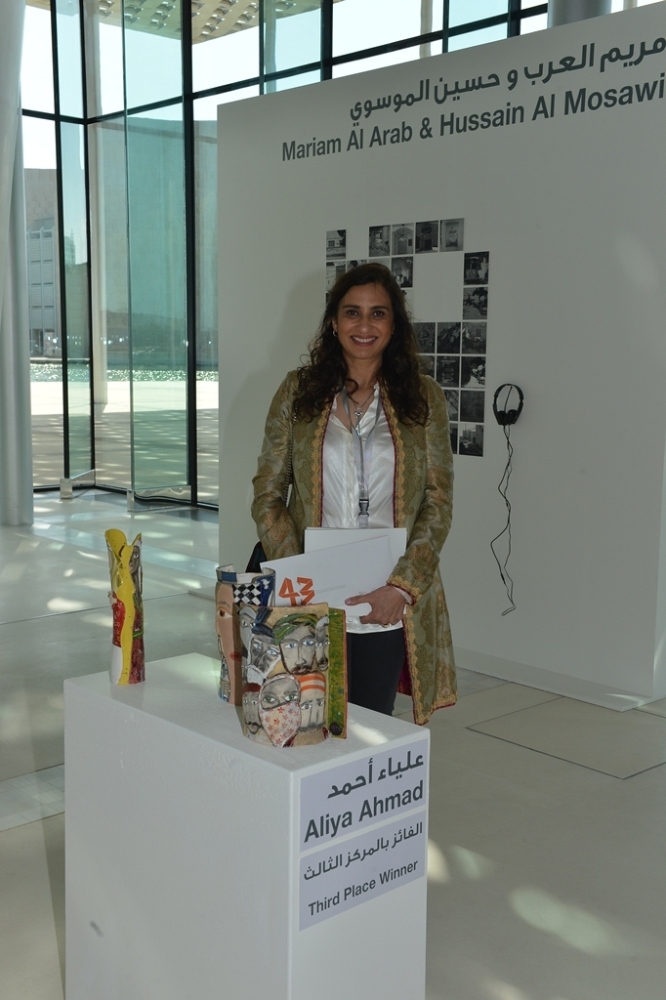 العباسي وفريدون وعليا أحمد يحرزون جوائز معرض الفنون التشكيلية