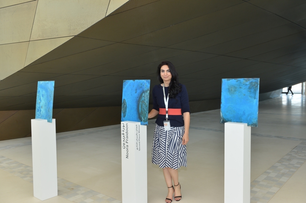 العباسي وفريدون وعليا أحمد يحرزون جوائز معرض الفنون التشكيلية