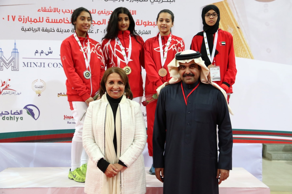 إبراهيم بن سلمان يفتتح رسمياً البطولة الخليجية المجمعة الخامسة للمبارزة