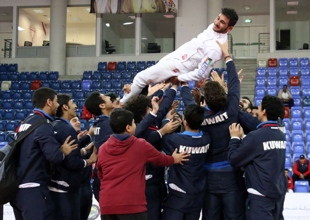 إبراهيم بن سلمان يفتتح رسمياً البطولة الخليجية المجمعة الخامسة للمبارزة