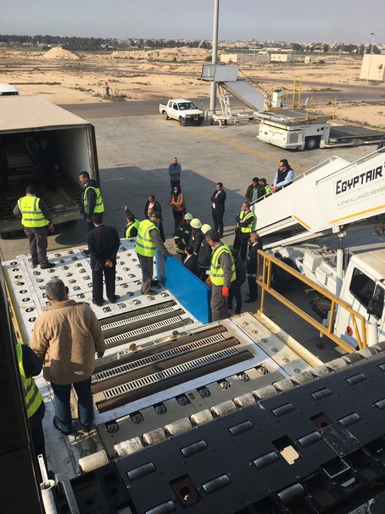 بالصور.. نقل فتاة مصرية تزن 500 كغم للهند