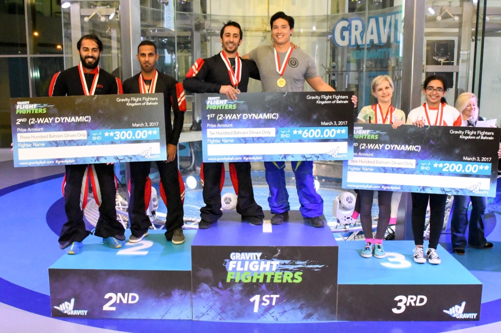 "جرافيتي فلايت فايترز": نجاح أول بطولة بحرينية للطيران الحر الداخلي