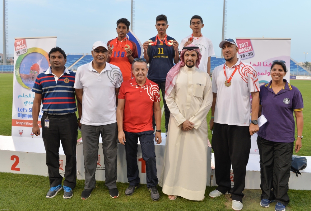 أرقام واعدة خلال منافسات أم الألعاب في الأولمبياد المصغر