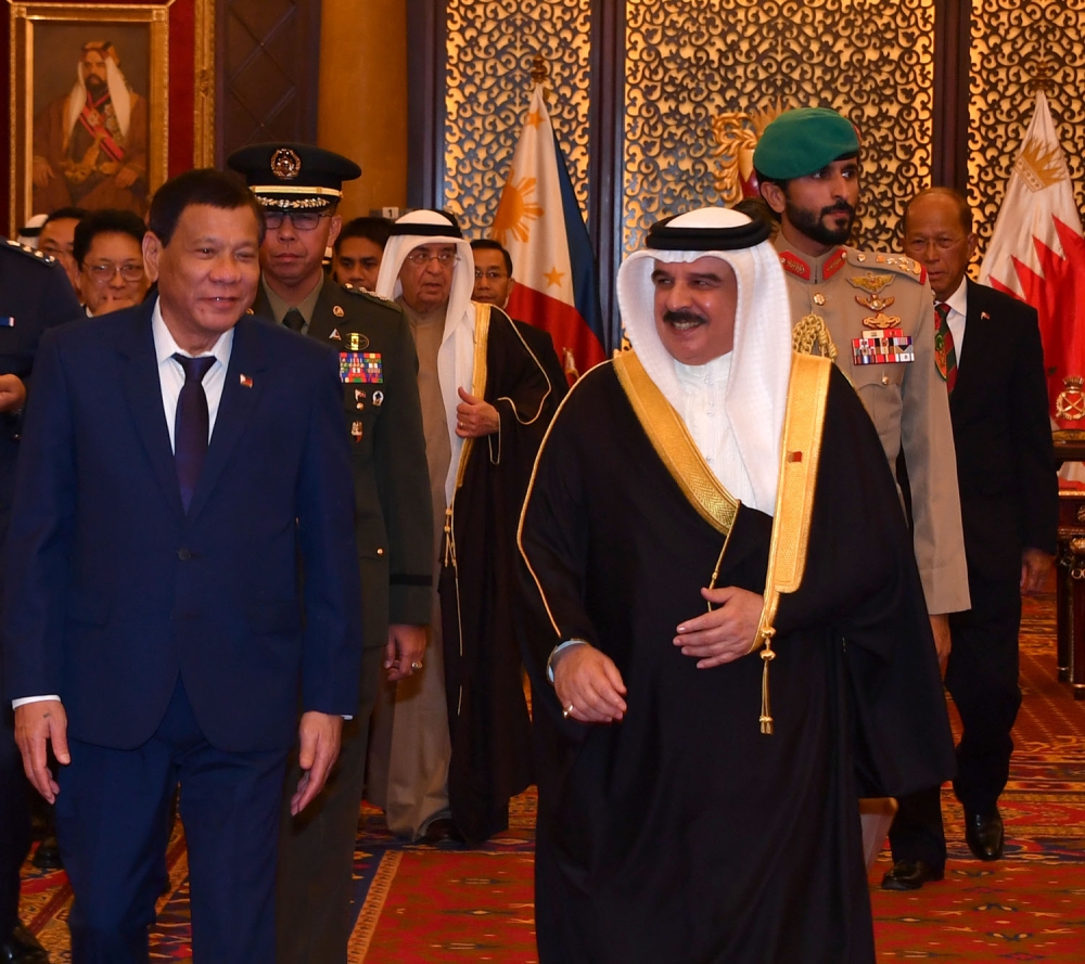 قمة بحرينية فلبينية تثمر 4 اتفاقيات ومذكرات تفاهم