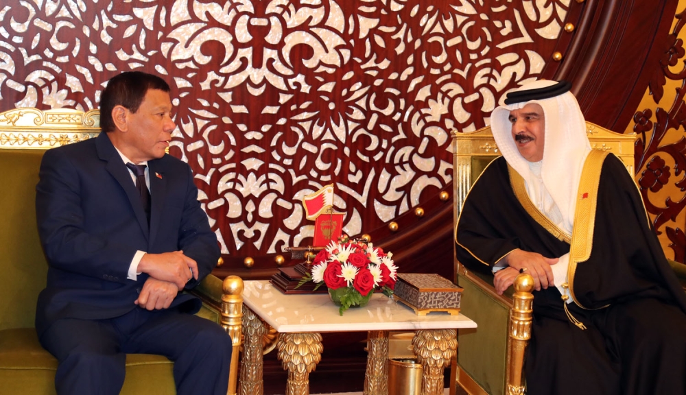 قمة بحرينية فلبينية تثمر 4 اتفاقيات ومذكرات تفاهم