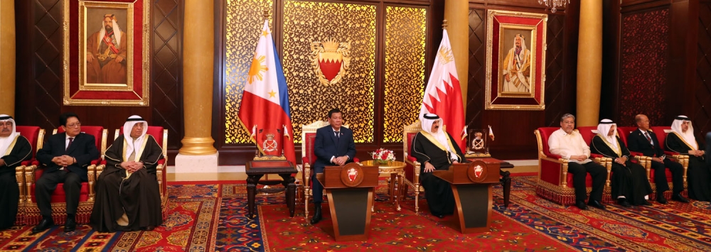 قمة بحرينية فلبينية تثمر 4 اتفاقيات ومذكرات تفاهم