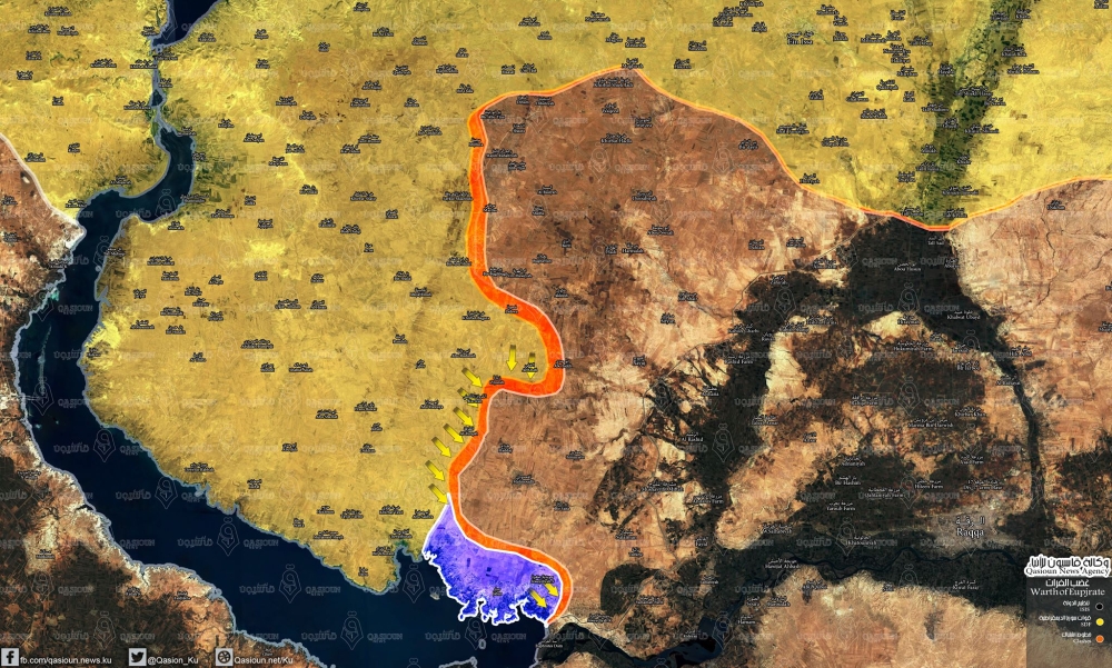 سوريا الديمقراطية تتقدم ضد داعش في الطبقة