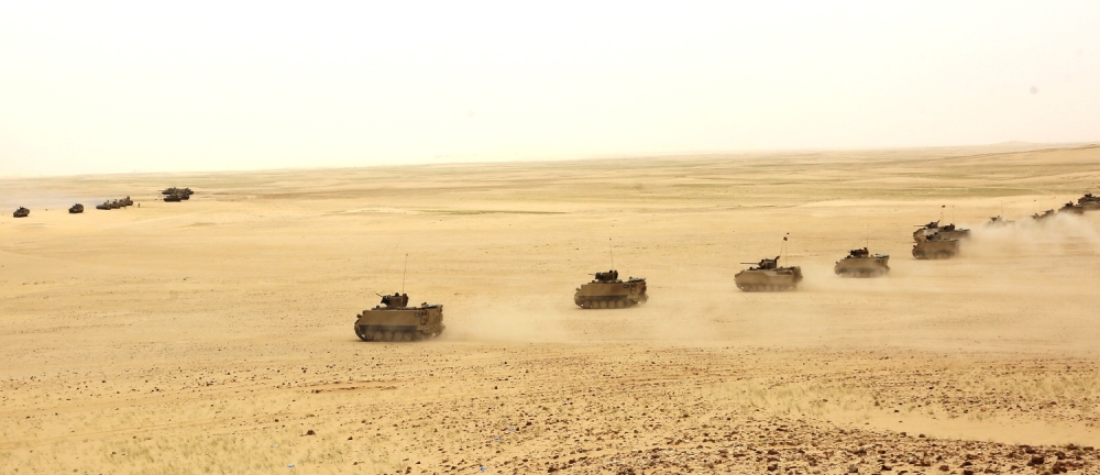 اختتام التمرين التعبوي المشترك لقوة الدفاع بالسعودية