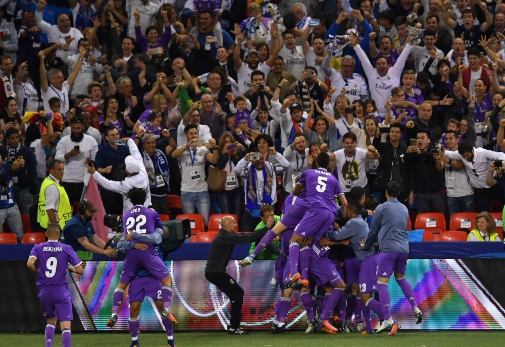 بالصور: مدريد بطلاً لأوربا للمرة الـ 12 بعد فوزه على يوفنتوس 4-1