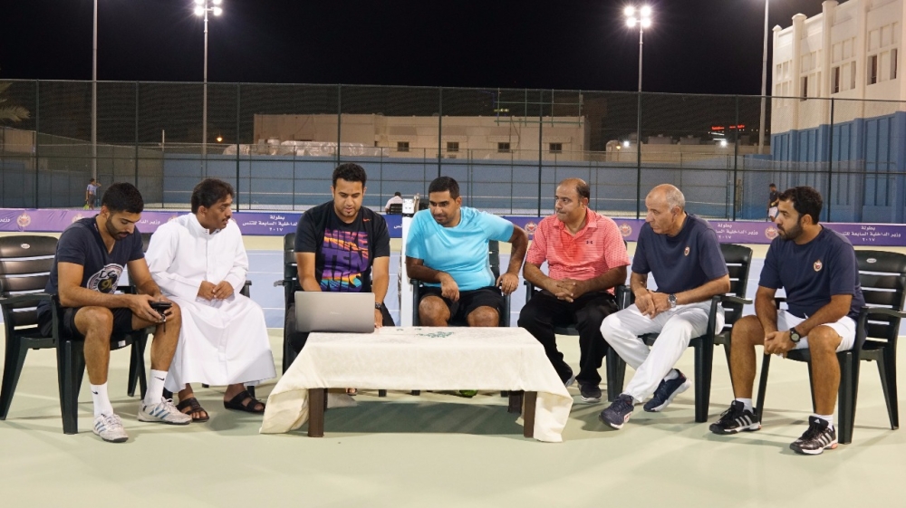 انطلاق بطولة وزير الداخلية للتنس الفردي السوبر 2017