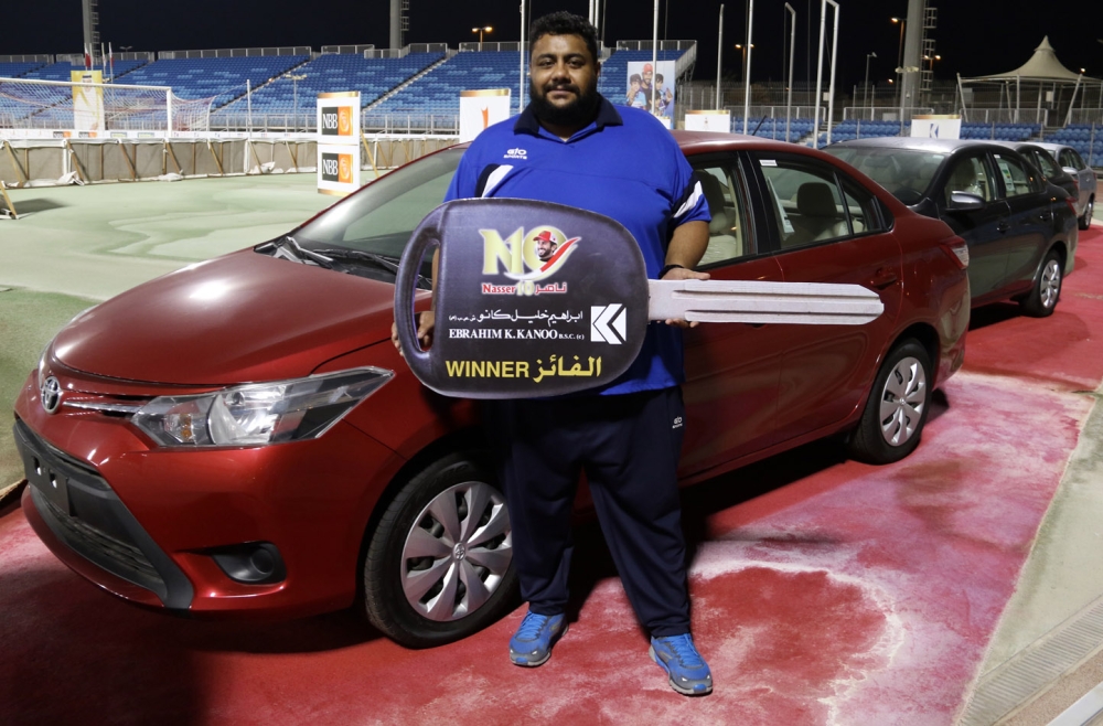 حمد النعار يفوز بالسيارة الخامسة في دورة "ناصر10"