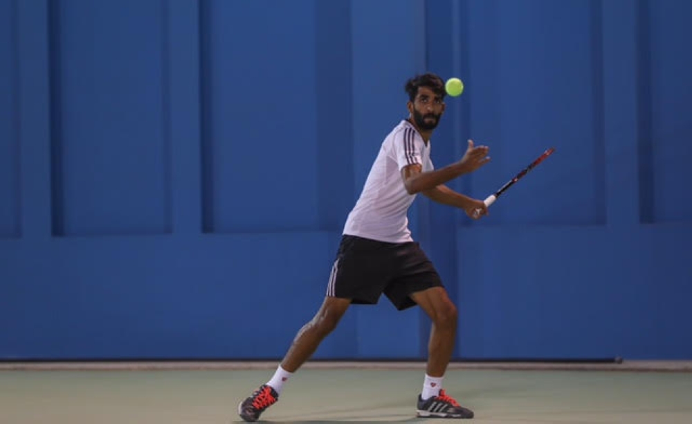 منافسات قوية في بطولة وزير الداخلية للتنس