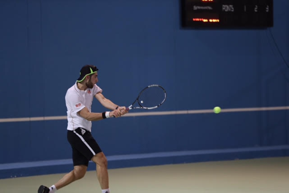 منافسات قوية في بطولة وزير الداخلية للتنس