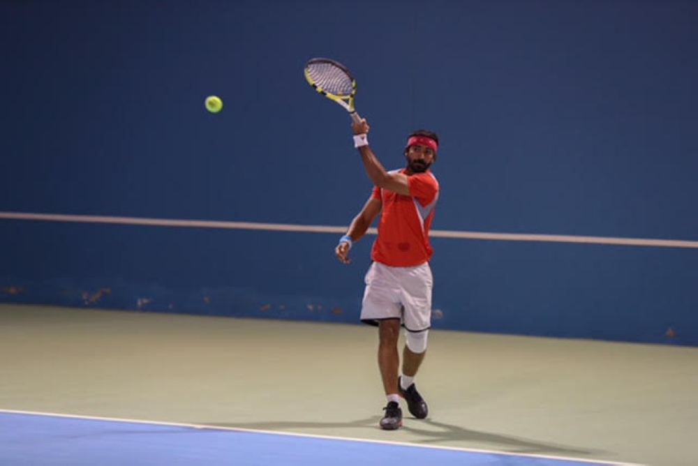 منافسات قوية في بطولة وزير الداخلية للتنس