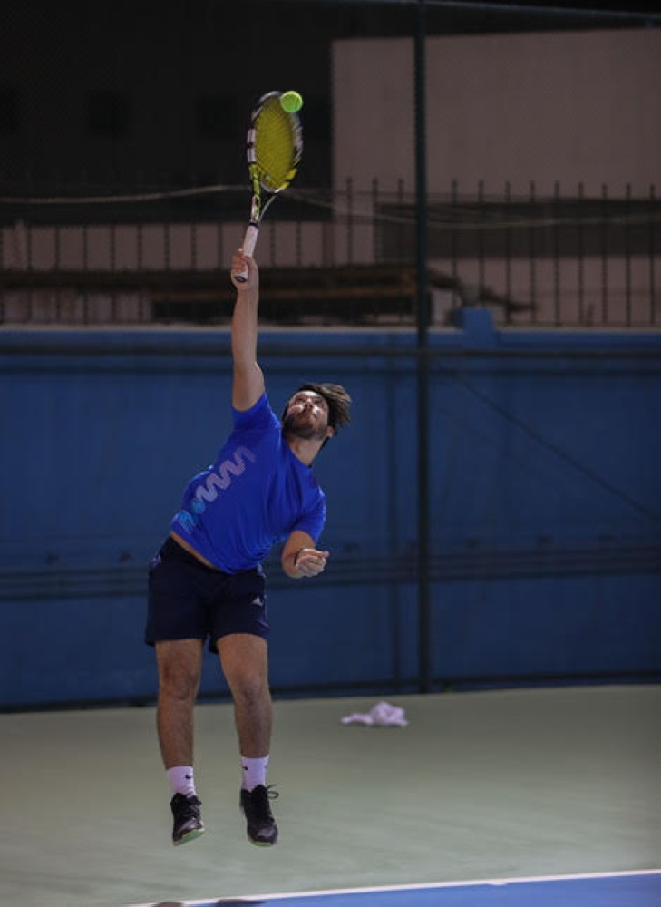 منافسات قوية في بطولة وزير الداخلية للتنس