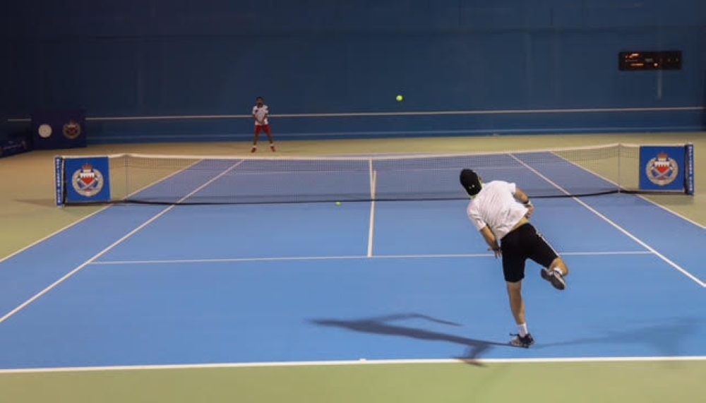 منافسات قوية في بطولة وزير الداخلية للتنس