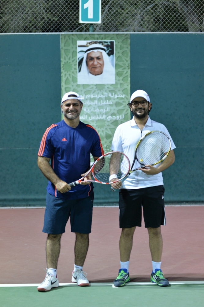 مباريات ماراثونية وتنافس قوي في "المؤيد للتنس"