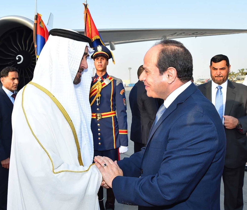 الإمارات ومصر تتفقان على محاربة تمويل الإرهاب