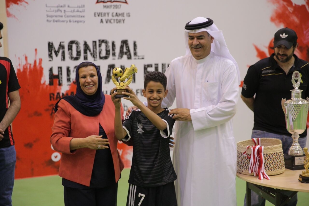 Tekkers black بطلاً للصغار بمونديال هشام فولاذ