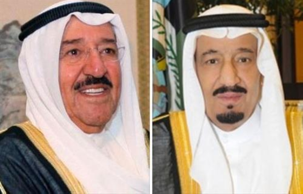 أمير الكويت يهنئ خادم الحرمين الشريفين باختيار محمد بن سلمان ولياً للعهد