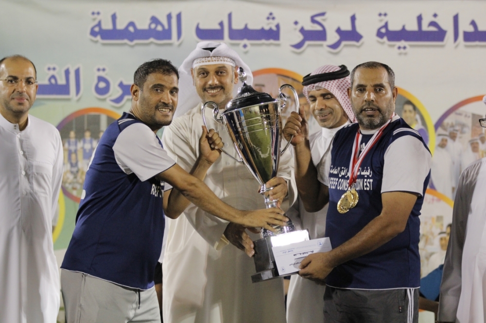 "رفيف" يتوج بطلاً لـ"كبار الهملة" الكروية