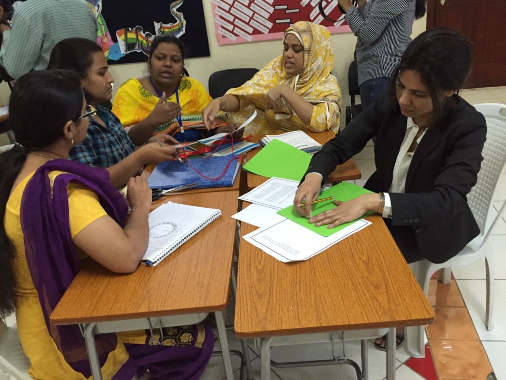 ورشة تدريب تخصصية لمدرسي "البحرين الهندية"