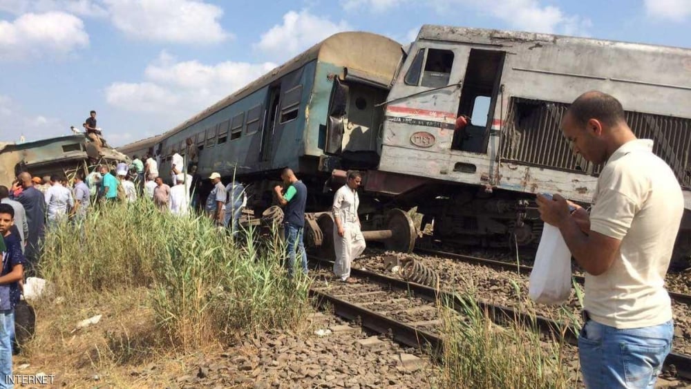 مصر: قتلى وجرحى في تصادم قطارين بالإسكندرية