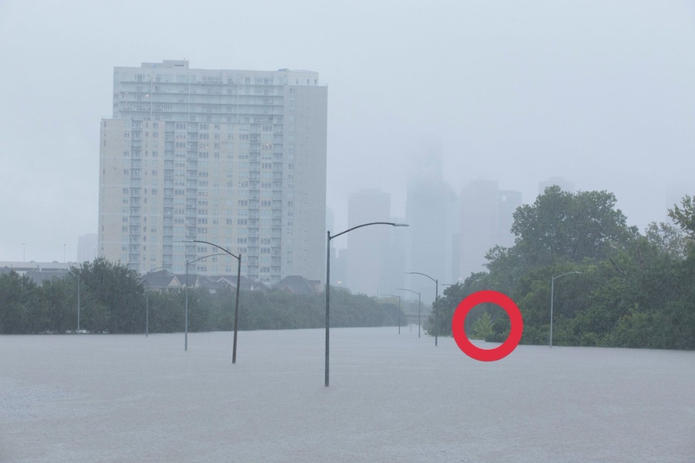 بالصور.. تكساس قبل وبعد إعصار "هارفي" المدمر