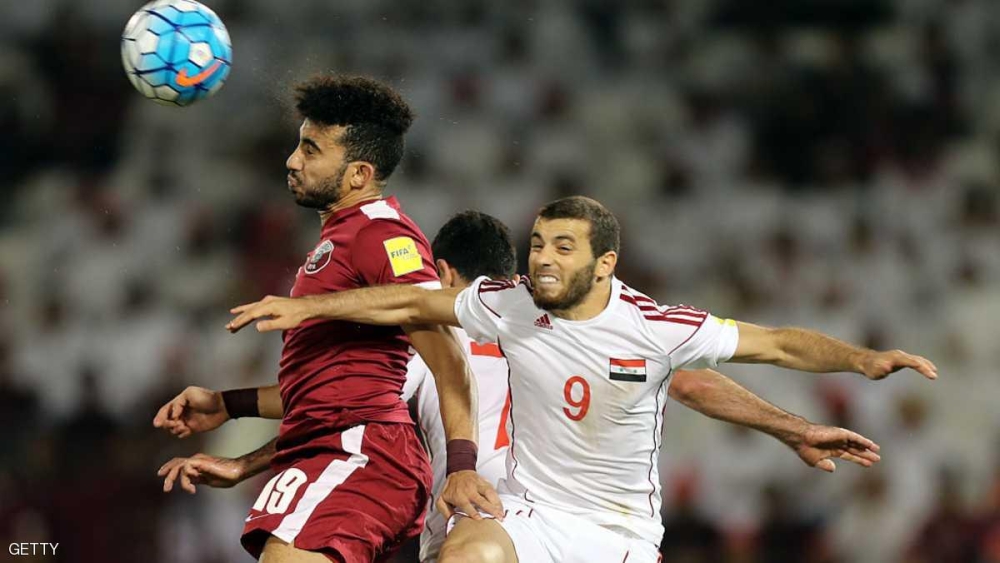 سوريا تهزم قطر وتحرمها من التأهل لمونديال روسيا