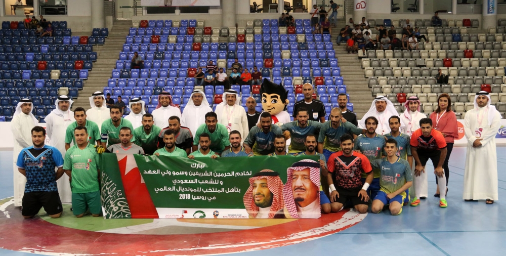 اللجنة المنظمة لدوري خالد بن حمد تبارك تأهل السعودية للمونديال