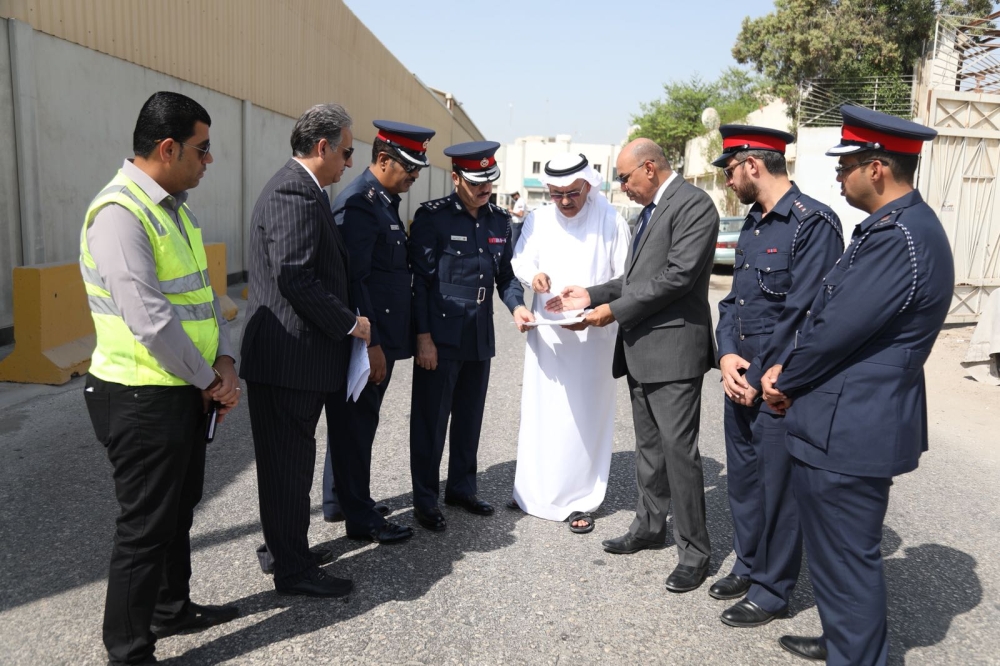 إنجاز المرحلة الأولى من العلامات المرورية بسلماباد الصناعية‎