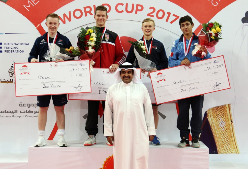 إبراهيم بن سلمان: رعاية ناصر تؤكد دعمه لبطولة كأس العالم للمبارزة للناشئين