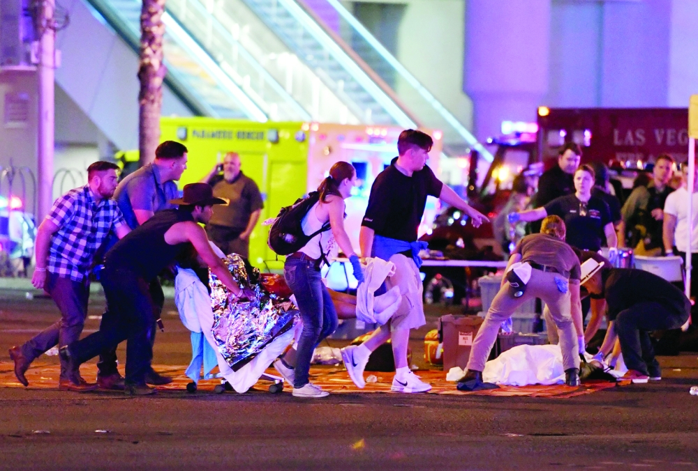 بالصور - 58 قتيلاً و515 جريحاً في مذبحة إطلاق نار بلاس فيغاس