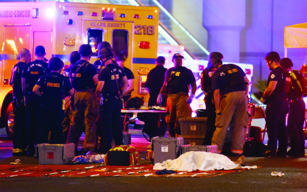 بالصور - 58 قتيلاً و515 جريحاً في مذبحة إطلاق نار بلاس فيغاس