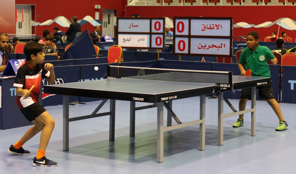 منافسات قوية في انطلاق دوري الأشبال والناشئين لكرة الطاولة