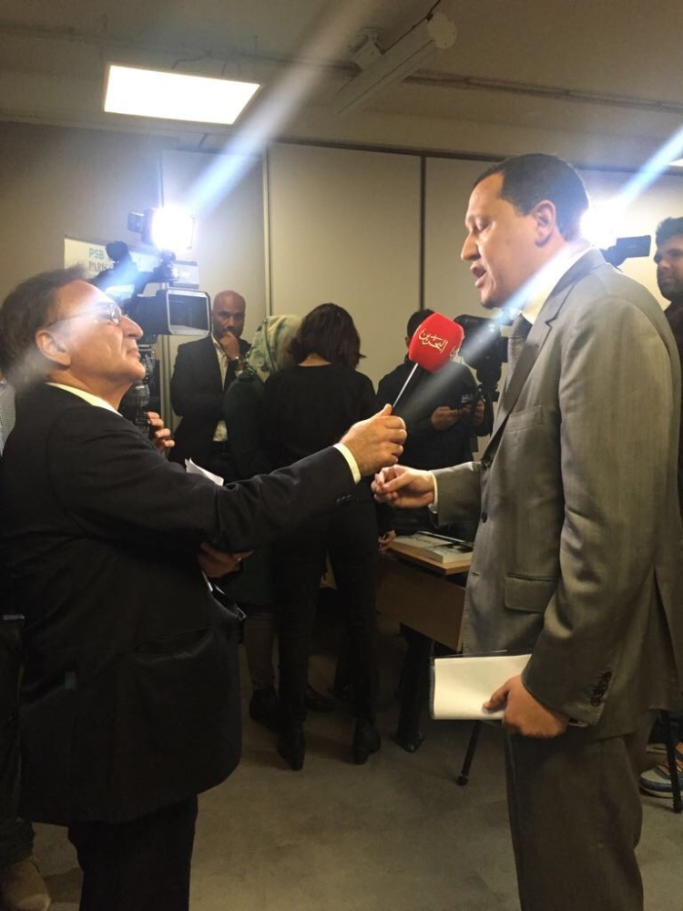 بالصور - "مؤتمر باريس العالمي" يفضح إرهاب قطر و"الإخوان"