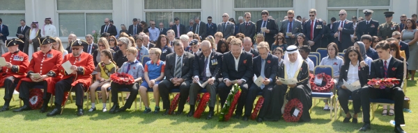 وزير الخارجية يشارك في إحياء ذكرى يوم الهدنة بسفارة المملكة المتحدة