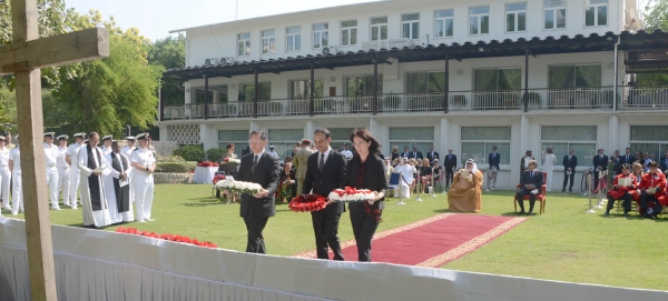 وزير الخارجية يشارك في إحياء ذكرى يوم الهدنة بسفارة المملكة المتحدة