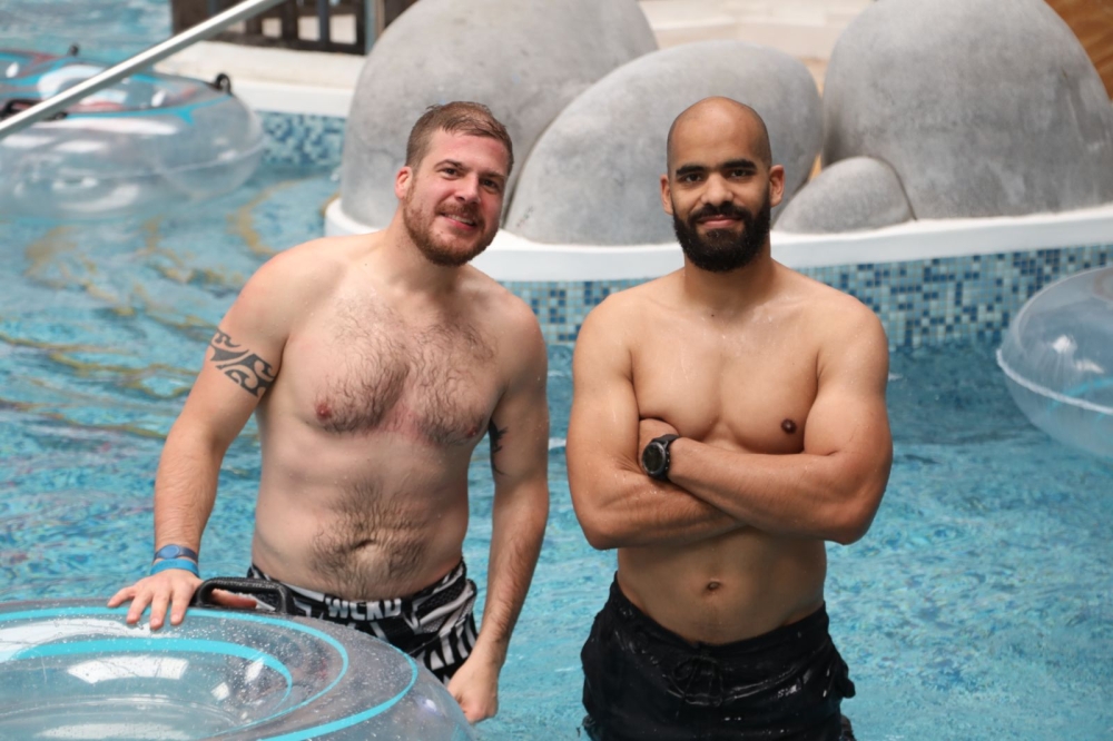 رحلة ترفيهية لوفود "فنون القتال" بـ"واهو" سيتي سنتر