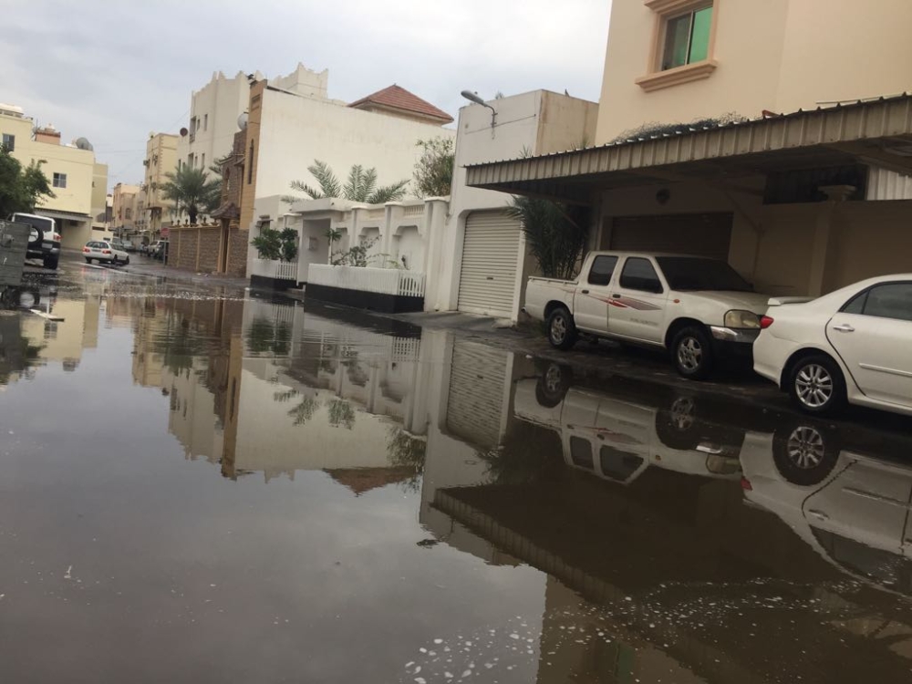 بالصور .. جانب من أمطار البحرين الخميس