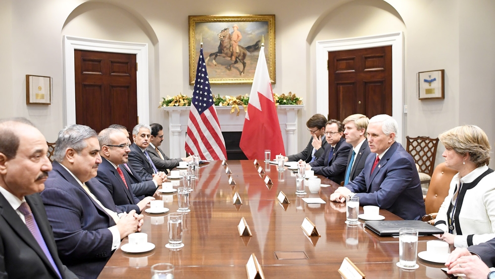 ولي العهد: تطور العلاقات البحرينية الأمريكية يستند على أسس قوية من التعاون الحيوي