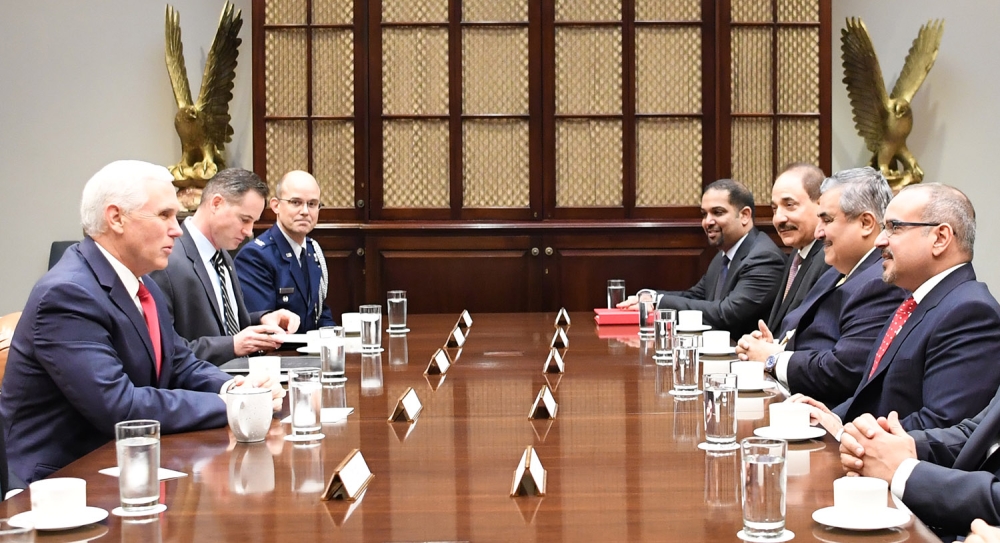 ولي العهد: تطور العلاقات البحرينية الأمريكية يستند على أسس قوية من التعاون الحيوي