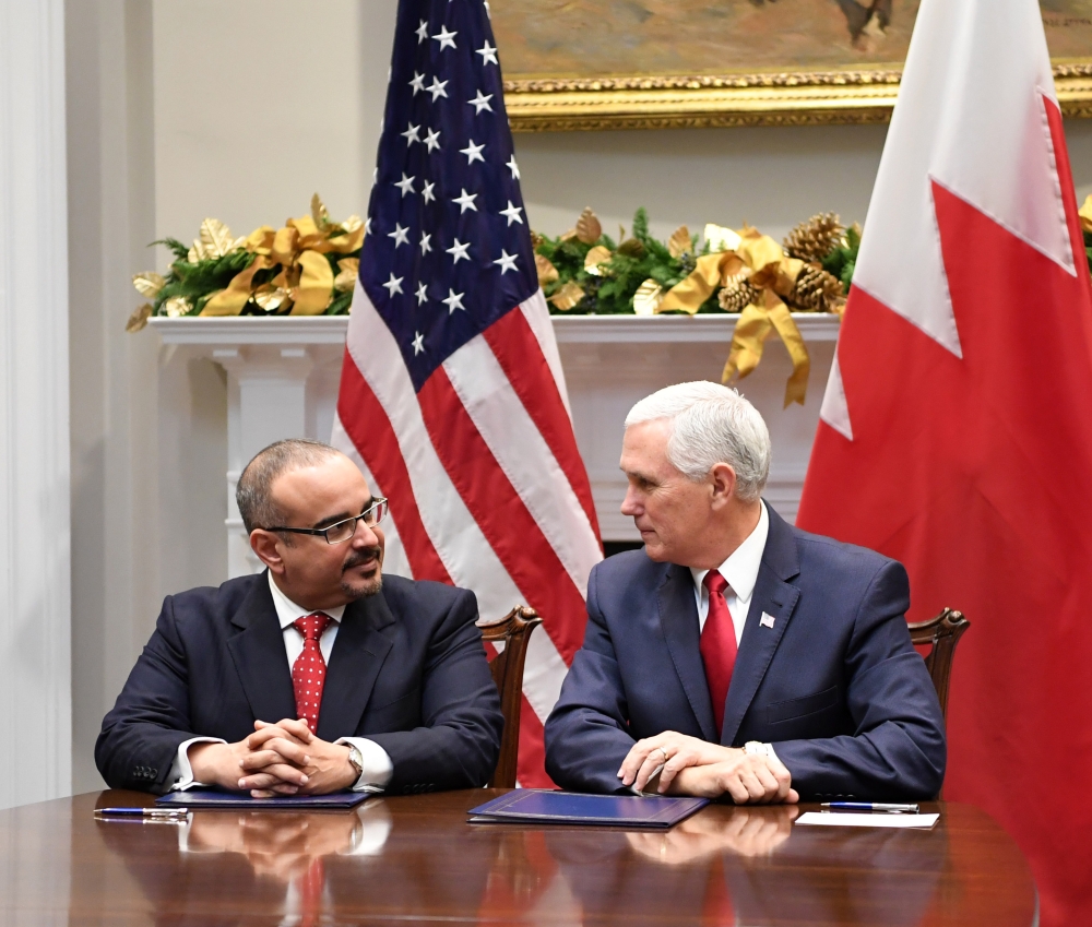 ولي العهد: تطور العلاقات البحرينية الأمريكية يستند على أسس قوية من التعاون الحيوي