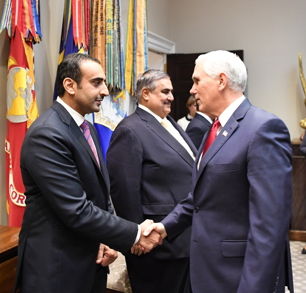 ولي العهد: تطور العلاقات البحرينية الأمريكية يستند على أسس قوية من التعاون الحيوي