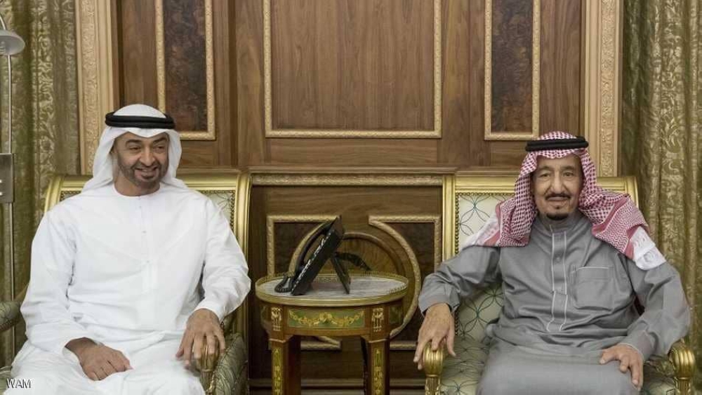 محمد بن زايد يلتقي الملك سلمان في الرياض