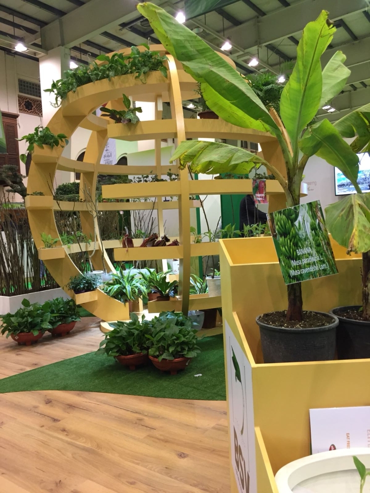 معلومات وأفكار وتجارب زراعية في معرض الحدائق