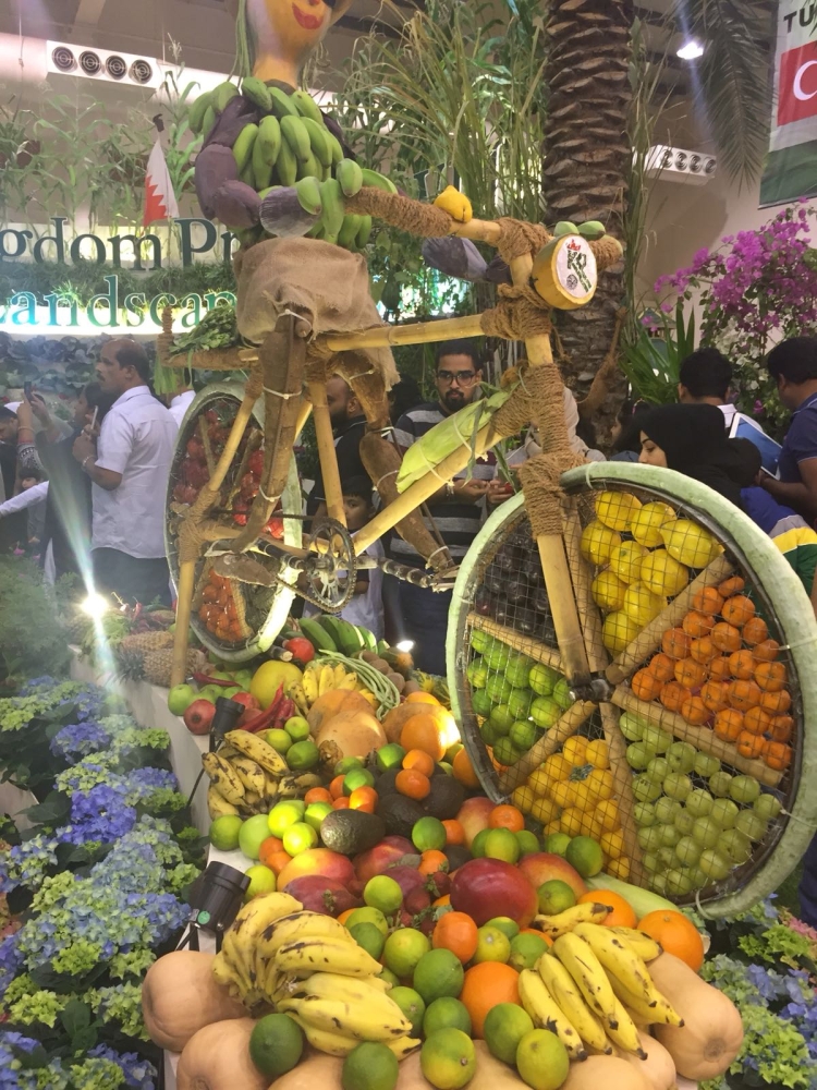 معلومات وأفكار وتجارب زراعية في معرض الحدائق