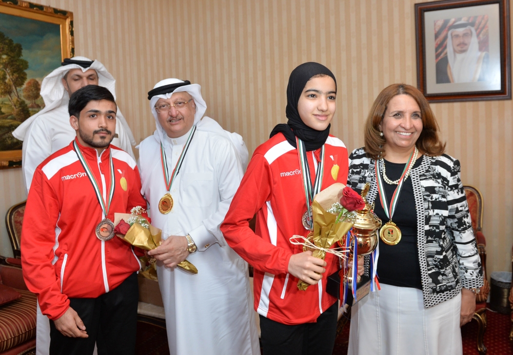 عسكر وحياة بنت عبدالعزيز في مقدمة مستقبلي أبطال غرب آسيا للطاولة