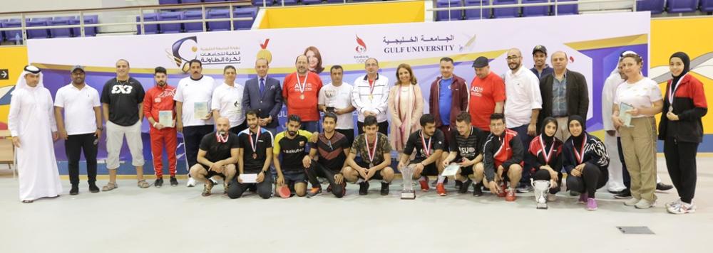 اختتام منافسات البطولة الثانية لكرة الطاولة للجامعات البحرينية