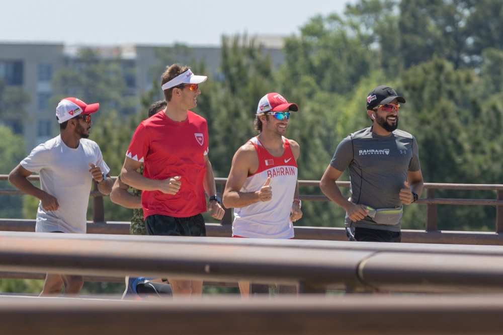 ناصر بن حمد: الفريق سيجتاز التحديات في سباق تكساس للرجل الحديدي